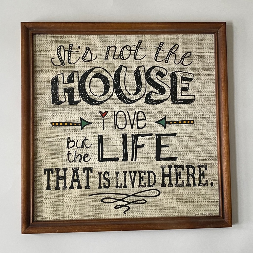 Hobby Lobby House Love Life Decor Sign
